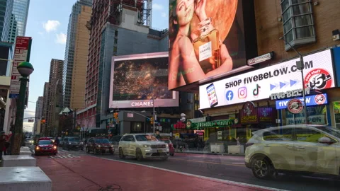 Times Square Timelapse Stock Footage 226698775