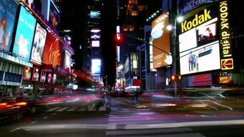 Times Square Timelapse Stock Footage 238885278