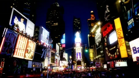 Times Square Timelapse1 Stock Footage 757870