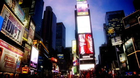 Times Square Timelapse2 스톡 동영상 758823