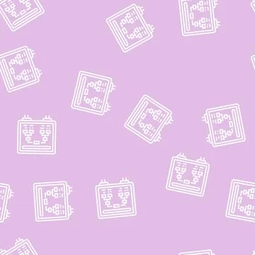 Timetable soccer line seamless pattern Stock Illustration