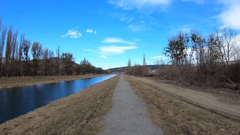 Timewarp Outdoor Along The River Stock Footage 112629499