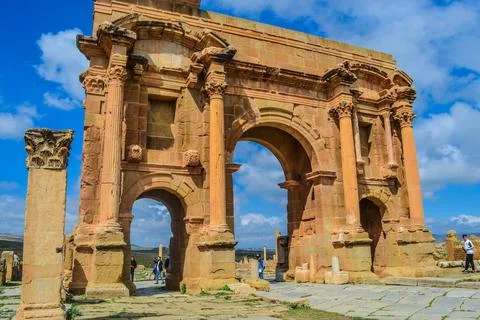 Timgad Foto stock