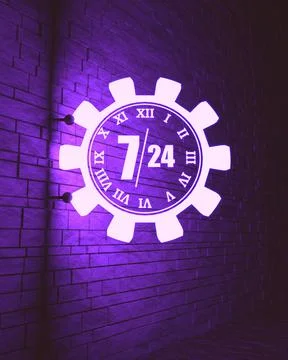 Timing badge symbol Stock Illustration