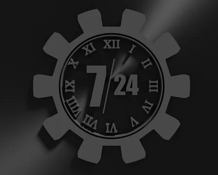 Timing badge symbol Stock Illustration