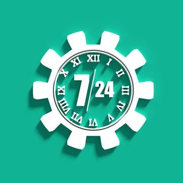 Timing badge symbol Stock Illustration