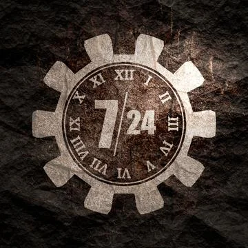 Timing badge symbol Stock Illustration