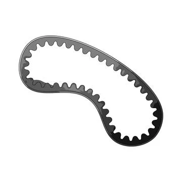 Timing belt illustration Stock Illustration