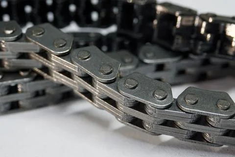 Timing chain of an engine of a modern car. Stock-Fotos