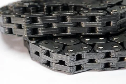 Timing chain of an engine of a modern car. Stock-Fotos