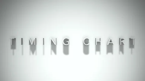 timing chart 3D title animation white te... | Stock Video | Pond5