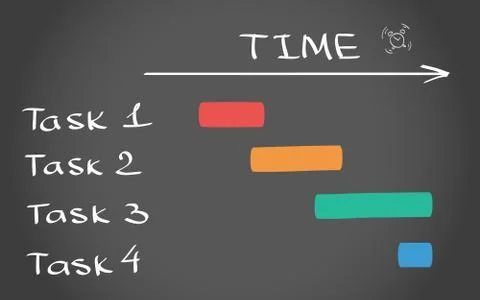Timing plan Stock Illustration