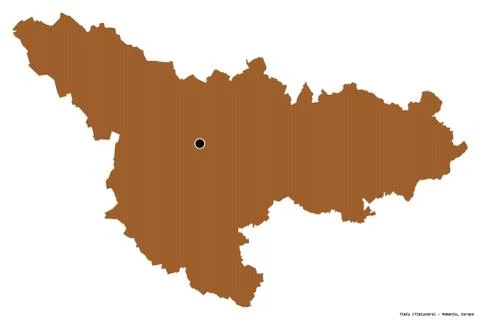 Timis, county of Romania, on white. Pattern Stock Illustration