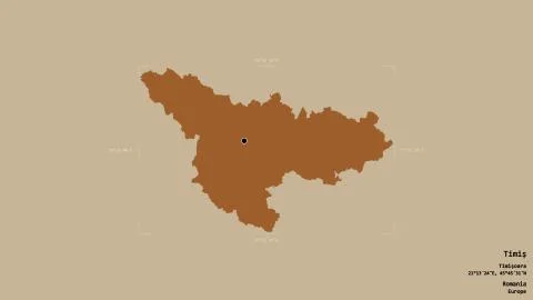 Timis - Romania. Bounding box. Pattern Stock Illustration