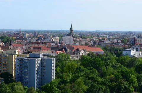 Timisoara city skyline Stock Photos