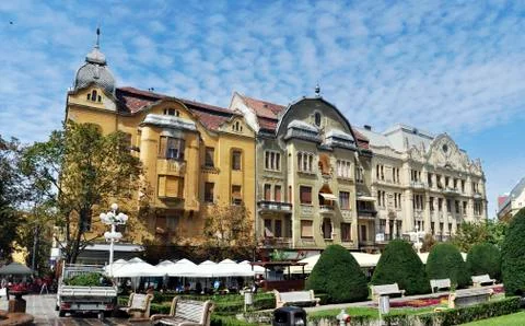 Timisoara revolution square architecture Stock Photos