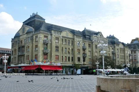 Timisoara revolution square architecture Stock Photos