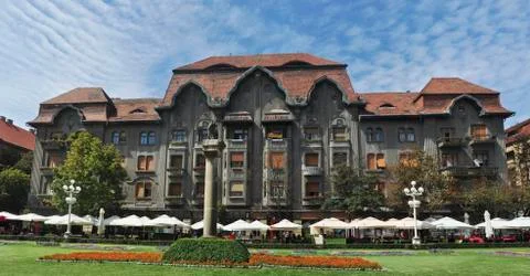 Timisoara revolution square architecture Stock Photos
