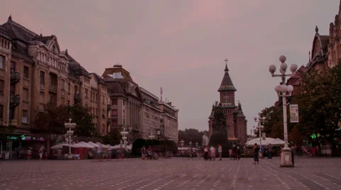 Timisoara time lapse Stock Footage 27621996