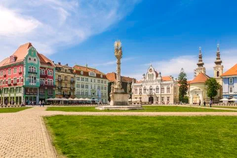 Timisoara Union Square Stock Photos