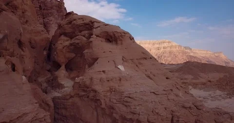 Timna Aerial 23 sec Stock Footage 132116268