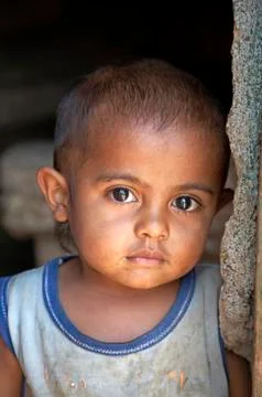 Timor leste child kid of aileu by east asia Stock Photos