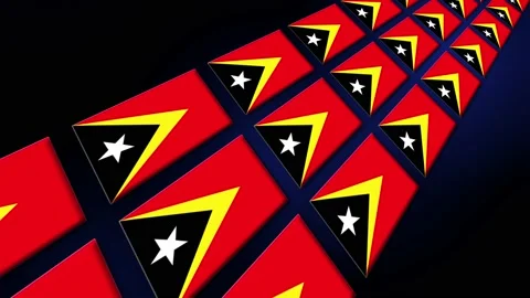 Timor Leste Flag Animated Background 3d ... | Stock Video | Pond5