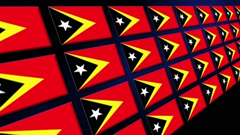 Timor Leste Flag Animated Background 3d ... | Stock Video | Pond5