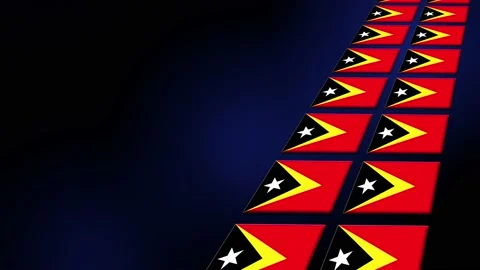 Timor Leste Flag Animated Background 3d ... | Stock Video | Pond5