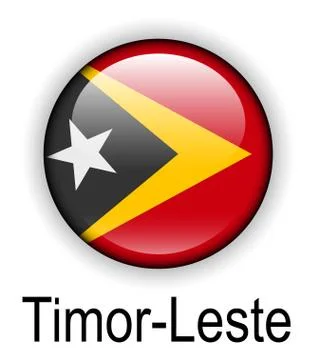 Timor leste official state flag Stock Illustration