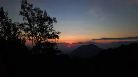 Timor Leste sunset drone Stock-Footage 157408548