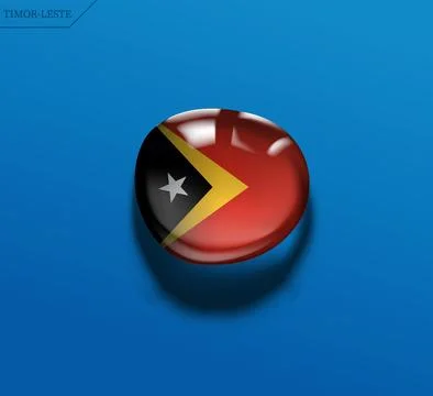 Timor-Leste water drop Stock Illustration