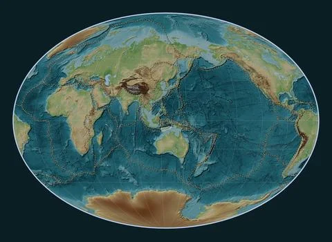Timor tectonic plate. Wiki. Fahey. Boundaries Stock Illustration