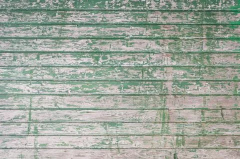 Timper with green paint Stock Photos