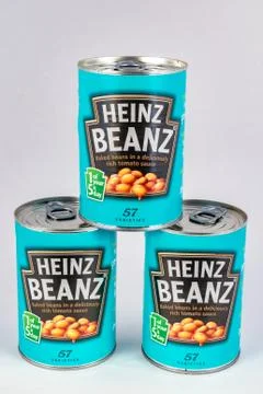Tin of Baked Beans Stock Photos