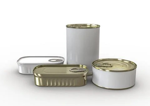 Tin Can Collection Illustrazione stock