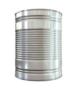 Tin can front Stock Illustration