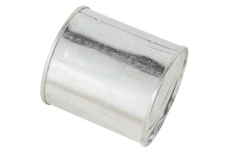 A tin can isolated on white background Stock Photos