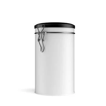 Tin Can With Lid Иллюстрация