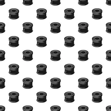Tin can packaging elements forming a seamless pattern Illustrazione stock