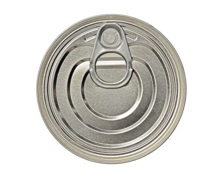 Tin Can with a Ring Pull, Cut Out Фото