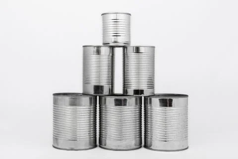 Tin cans Stock Photos