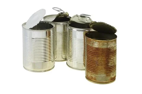 Tin cans Stock Photos