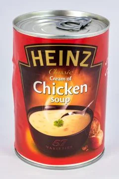 Tin of Chicken Soup Stock Photos