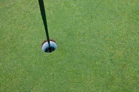 Tin cup golf Stock Photos