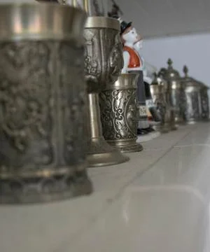 Tin cup Stock Photos