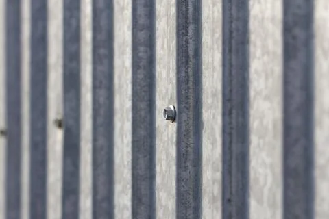 Tin fence. background Stock Photos