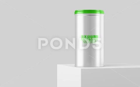 Tin Jar Mockup 501 PSD Template