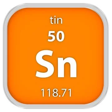 Tin material sign Stock Photos