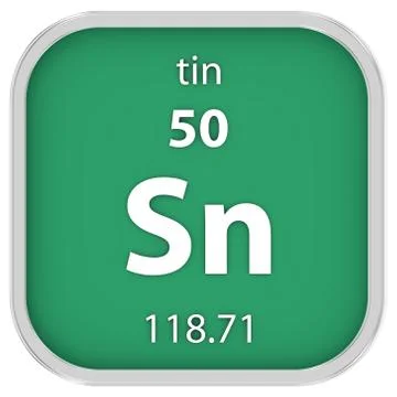 Tin material sign Stock Photos